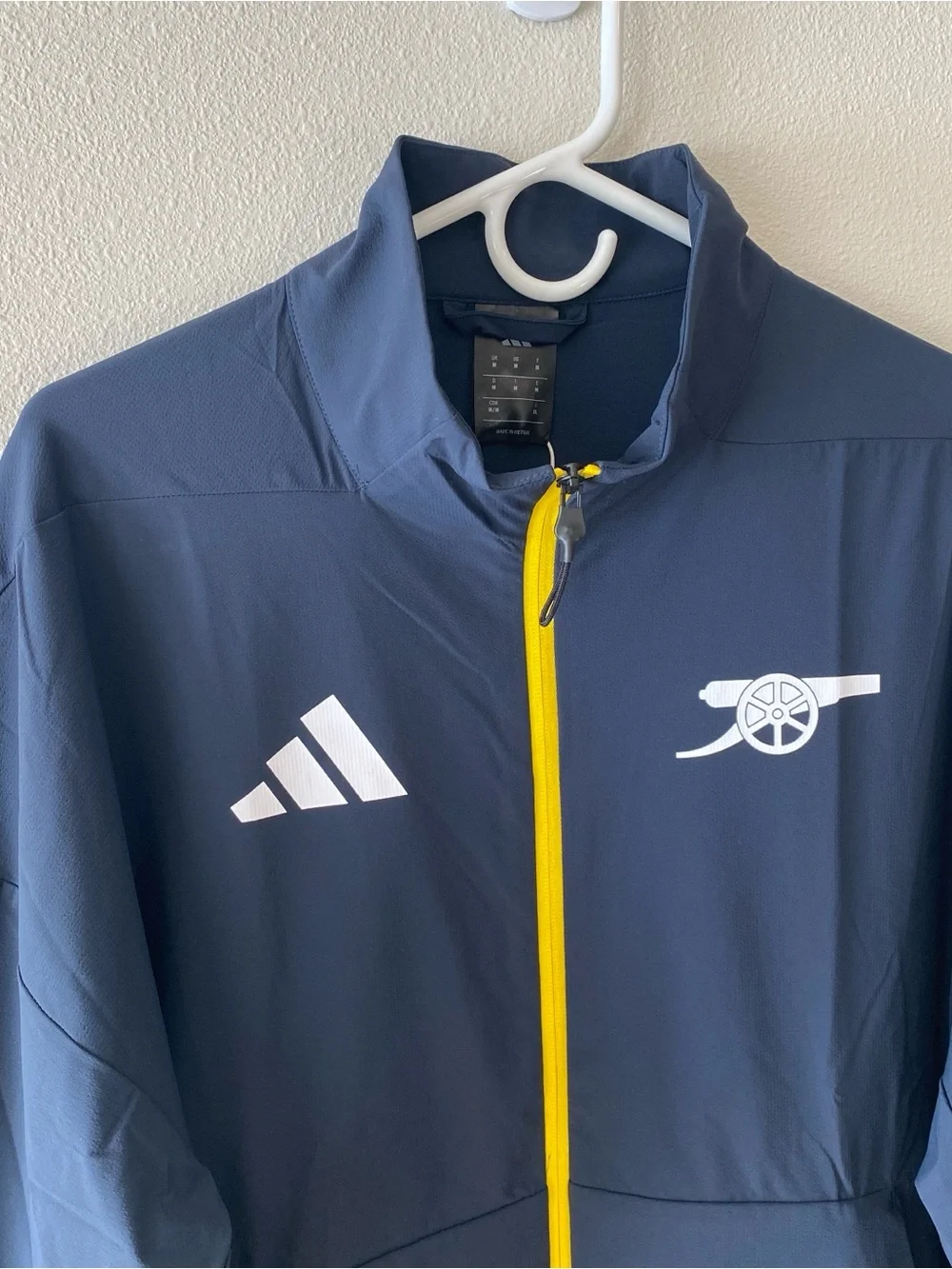 Adidas Arsenal FC Z.N.E. Anthem Jacket Night Navy KB1800 $120 - Size Medium